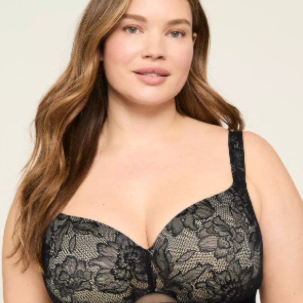 CACIQUE Lane Bryant Comfort Bliss Bra Balconette 44G